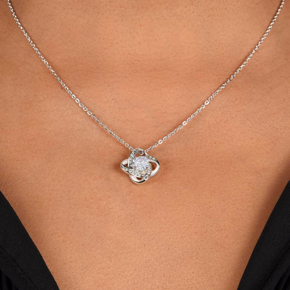 Personalized Step Daughter Necklace – Custom Present from Step Mom or Step Dad - "Without a doubt you are going to face challenges"
