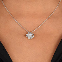 Unbiological Sister Necklace from Stepbrother or Stepsister – Meaningful Like A Sister Gift Idea - "Family isn't always blood"
