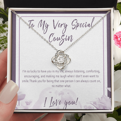 Cousin Birthday Necklace – Meaningful Birthday Gift for a Very Special Cousin - 