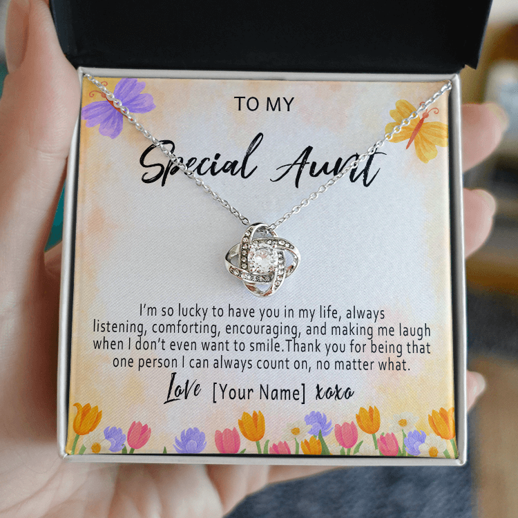 aunt gift necklace from niece or nephew