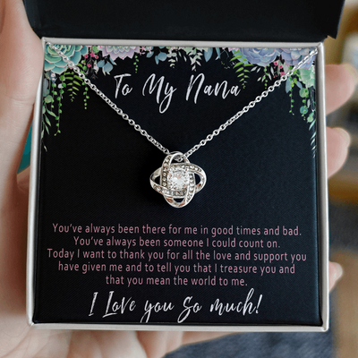 Nana Necklace from Grandkids – Nana Birthday Gift, Meaningful Nana Pendant Jewelry, Gift for Nana She'll Treasure - 