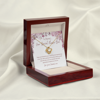 Personalized Flower Girl Necklace Gift – Wedding Necklace for Flower Girl Before Ceremony, Meaningful Flower Girl Jewelry Keepsake - "Today you will lead the way"