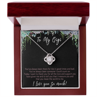 Gigi Necklace from Grandkids – Meaningful Gigi Birthday Gift, Sentimental Gift for Gigi Jewelry - "You've always been there for me in good times and bad"