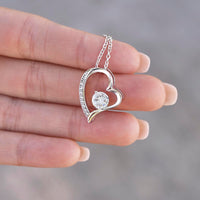 Personalized Fiancée Necklace Gift – Custom Romantic Engagement Jewelry for Future Wife, Meaningful Anniversary Birthday Present – “It's been said that you only truly fall in love once”