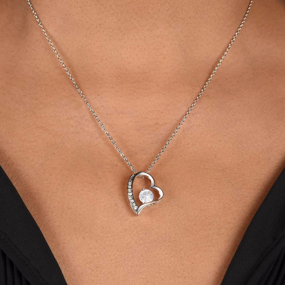 Personalized Fiancée Necklace Gift – Custom Romantic Engagement Jewelry for Future Wife, Meaningful Anniversary Birthday Present – “It's been said that you only truly fall in love once”