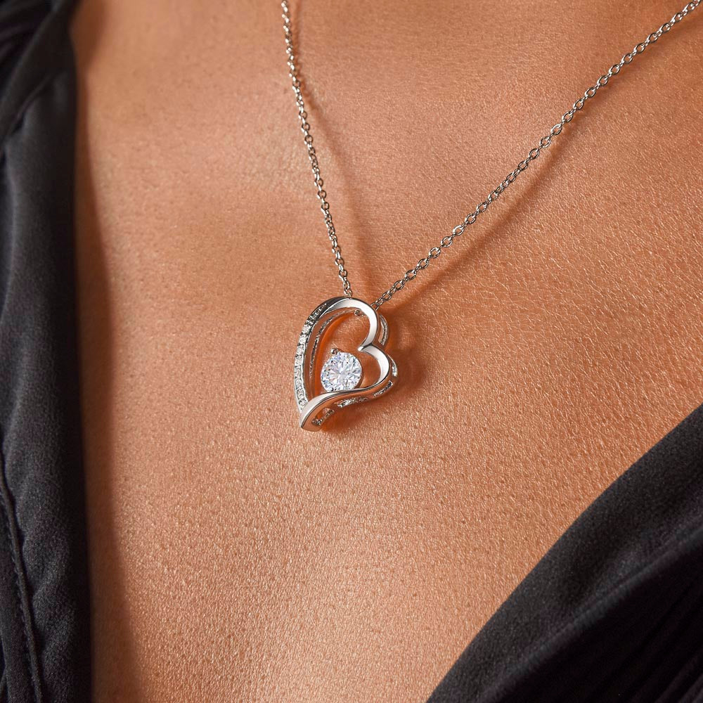 Auntie Necklace Gift, Sentimental Auntie Jewelry Birthday Present from Niece or Nephew - "All my life you have been there"