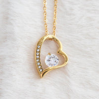 Personalized Fiancée Necklace Gift – Custom Romantic Engagement Present for My Future Wife, Meaningful Anniversary Birthday Jewelry – “I Wish I Could Turn Back the Clock”