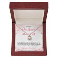 Personalized Flower Girl Necklace – Custom Flower Girl Gift Before Wedding Ceremony, Keepsake Jewelry From Bride and Groom - "On this magical day"