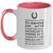 Funny Horse Mug For Women - Horse Girls Know How To Handle Shit - Funny Horse Mom Mug - Horse Lovers Gift For Women And Girls