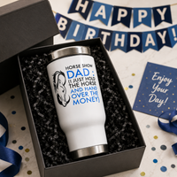 Funny Horse Show Dad Travel Mug – Horse Dad Gift for Horse Lovers – "Horse Show Dad" Tumbler