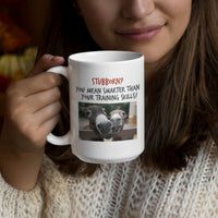 Funny Donkey Mug For Donkey Lovers - "Stubborn, You Mean Smarter" - Funny Gift For Coworker, Donkey Humor Mug, Present For Friend