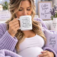 Funny Pregnancy Mug, Mom To Be Gift, Baby Shower Gift, Expecting Mom Gift – During Labor The Pain Is So Great