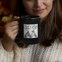 Funny Horse Lover Mug – Equestrian Humor Gift for Horse Girls & Horse Moms - "She got hay or halters?"