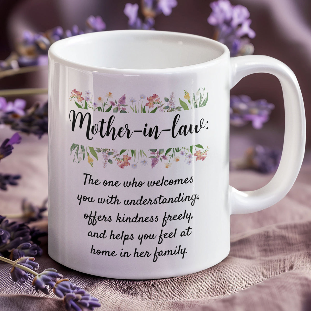 Mother-in-Law Gift, Mother-in-Law Mug, Sentimental Gift for Mother-in-Law, Family Gift - Mother-in-law mug The One Who Welcomes You