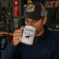 Funny Horse Mug for Horse Lovers – I Was Normal 2 (or 3) Horses Ago – Horse Girl Gift, Equestrian Gift, Cowgirl Coffee Cup, Horse Mom Gift