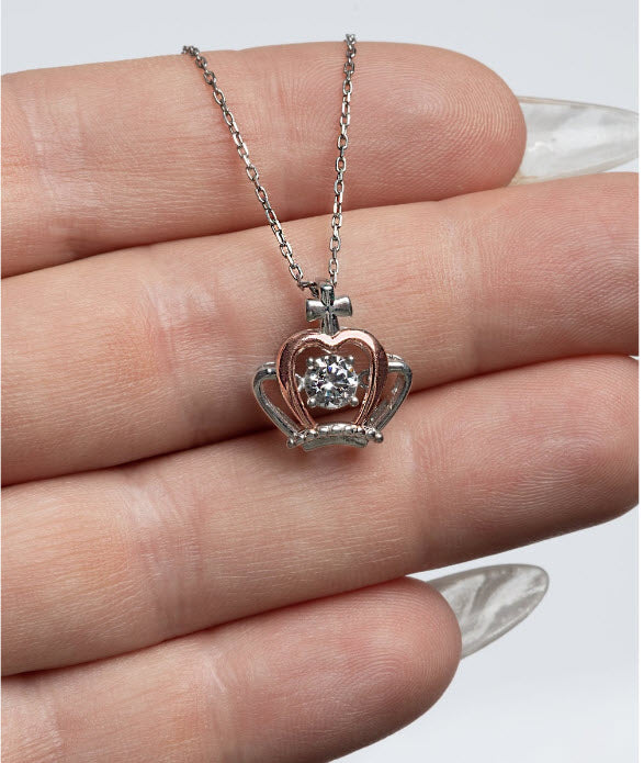 Personalized Flower Girl Necklace – Custom Flower Girl Gift Before Wedding Ceremony, Keepsake Jewelry From Bride and Groom - "On this magical day"