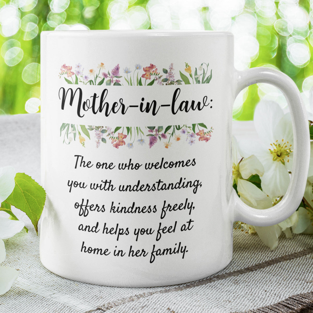 Mother-in-Law Gift, Mother-in-Law Mug, Sentimental Gift for Mother-in-Law, Family Gift - Mother-in-law mug The One Who Welcomes You
