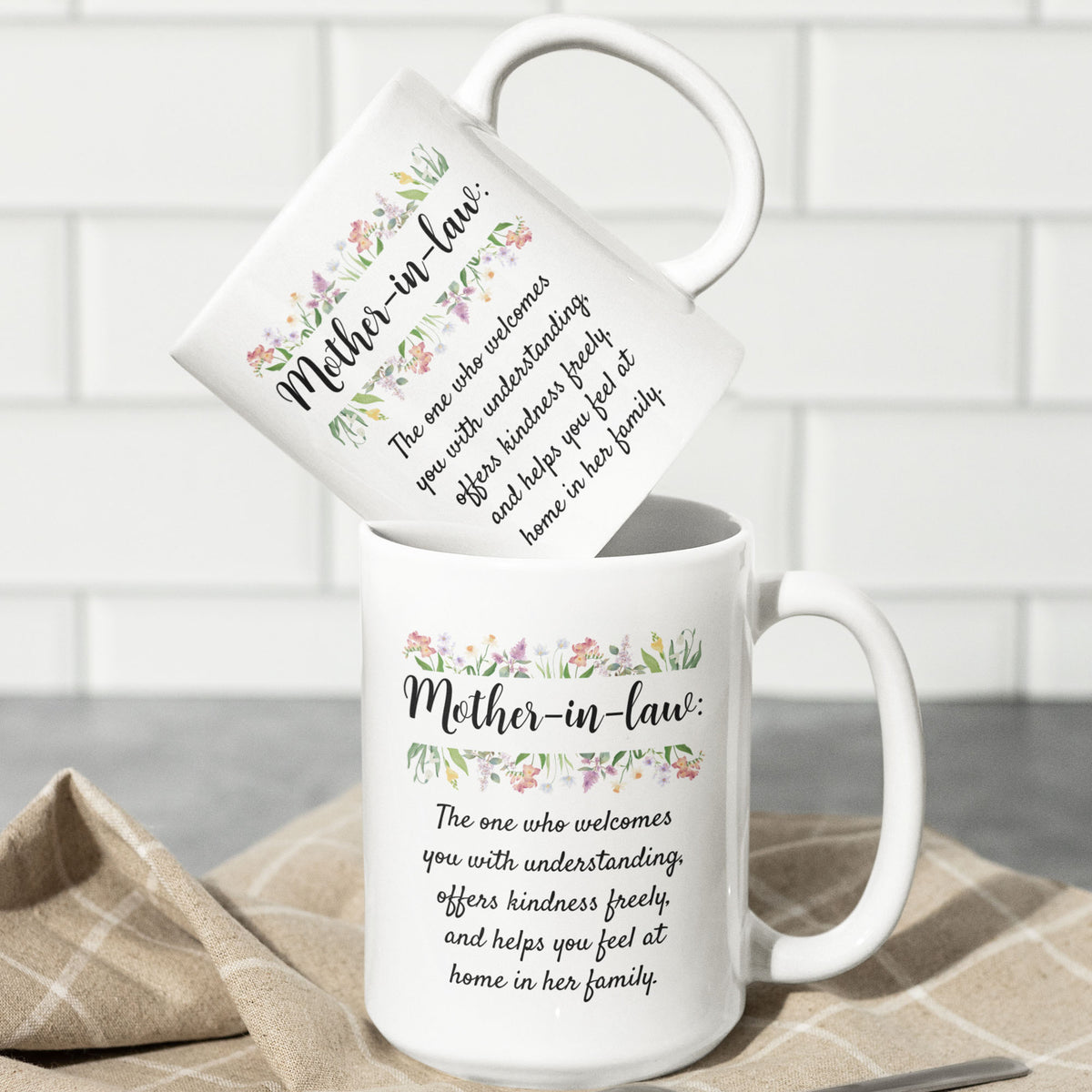 Mother-in-Law Gift, Mother-in-Law Mug, Sentimental Gift for Mother-in-Law, Family Gift - Mother-in-law mug The One Who Welcomes You