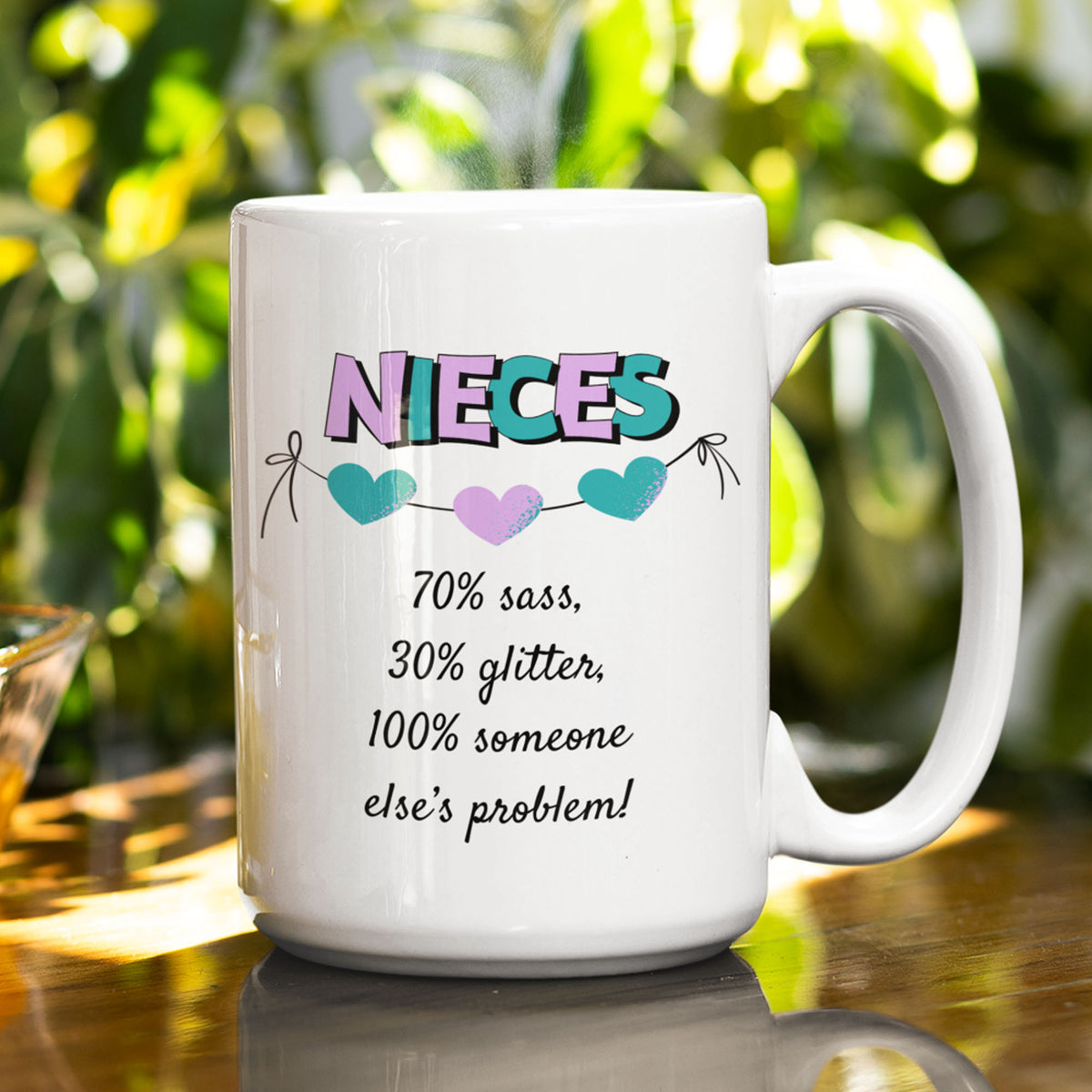 Funny Niece Gift, Niece Mug, Funny Gift for Niece, Niece Birthday Gift, Sassy Niece Coffee Mug - Nieces 70% Sass