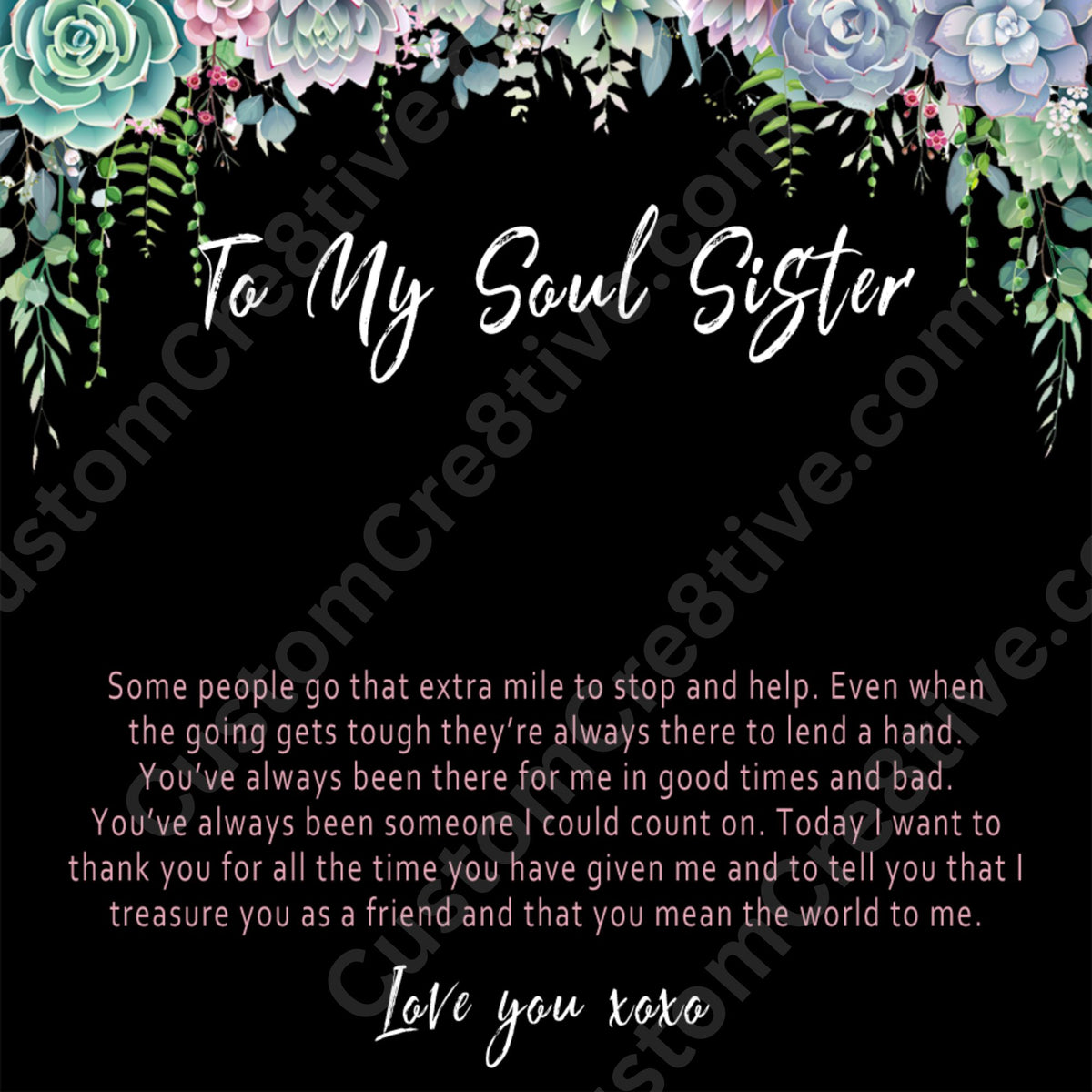 Soul Sister Necklace – Meaningful Gift for Soul Sister, Sentimental Friendship Jewelry for Your Forever Person - "Some people go that extra mile"