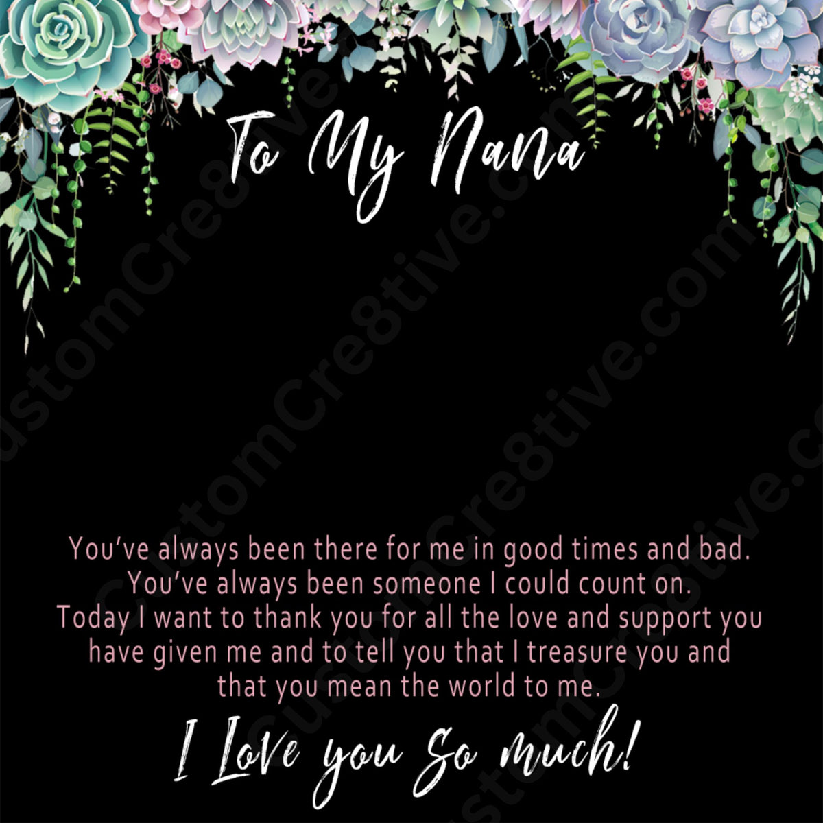 Nana Necklace from Grandkids – Nana Birthday Gift, Meaningful Nana Pendant Jewelry, Gift for Nana She'll Treasure - "You've always been there for me"