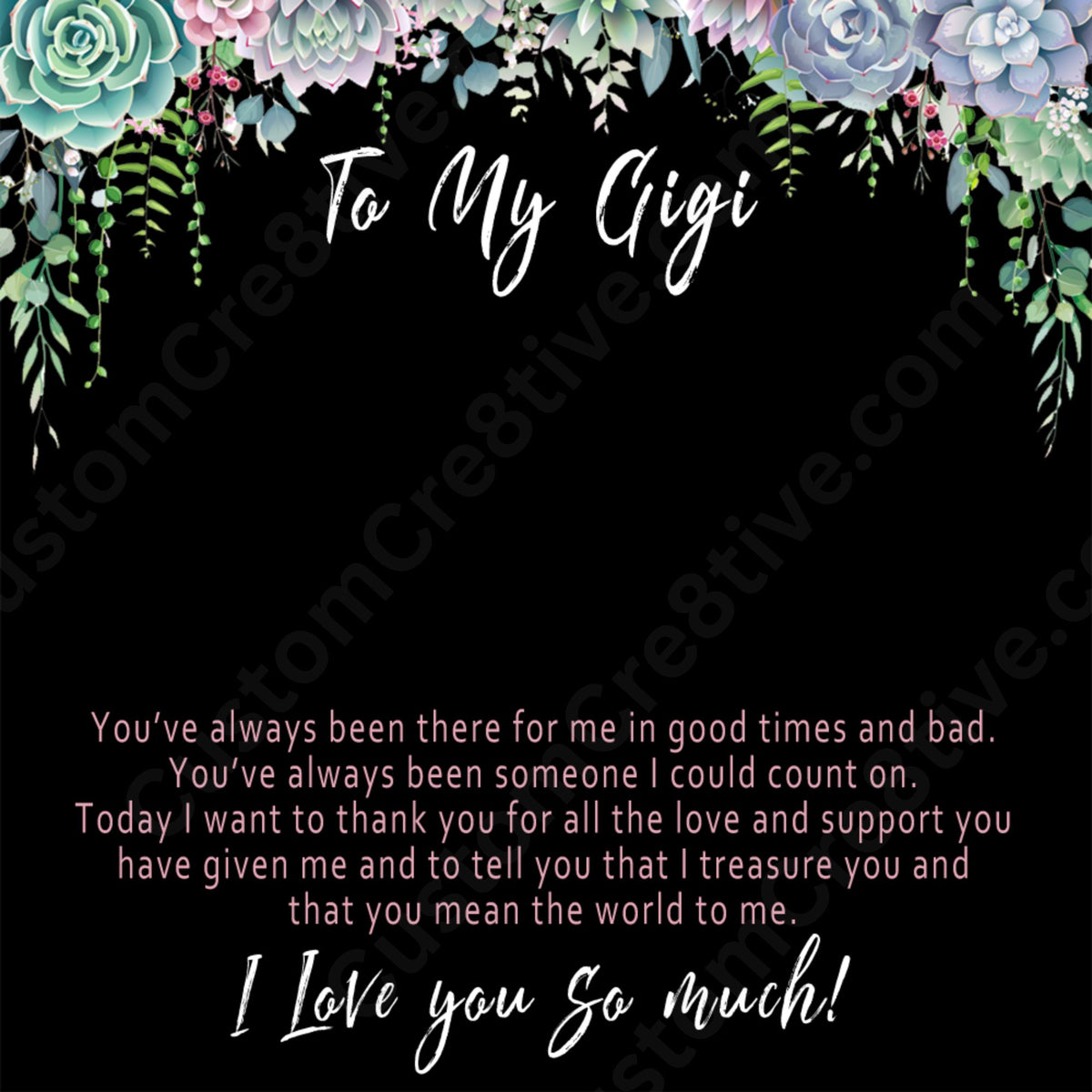 Gigi Necklace from Grandkids – Meaningful Gigi Birthday Gift, Sentimental Gift for Gigi Jewelry - "You've always been there for me in good times and bad"