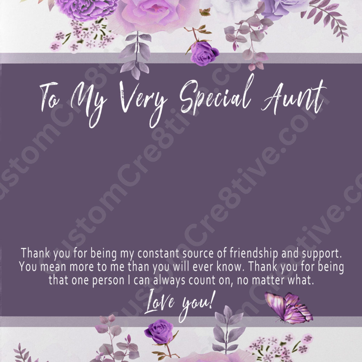 Aunt Necklace – Meaningful & Thoughtful Gift for a Special Aunt from Niece or Nephew, Sentimental Aunt Jewelry – “Thank you for being my constant source of friendhip”