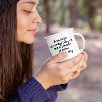 Funny Ginger Cat Lover Gift: Proud Parent Of An Orange Tabby Cat, 12oz Cat Camper Mug, Sarcastic Humor Coffee Cup for Pet Owners