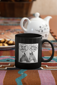 Load image into Gallery viewer, Funny Horse Mug 11oz Or 15oz. &quot;She Got Hay Or Halters&quot;. Horse Gifts For Women/Men. Horse Girl. Horse Lovers Gift For Him/Her. Horse Lady Gift. Equine Gifts
