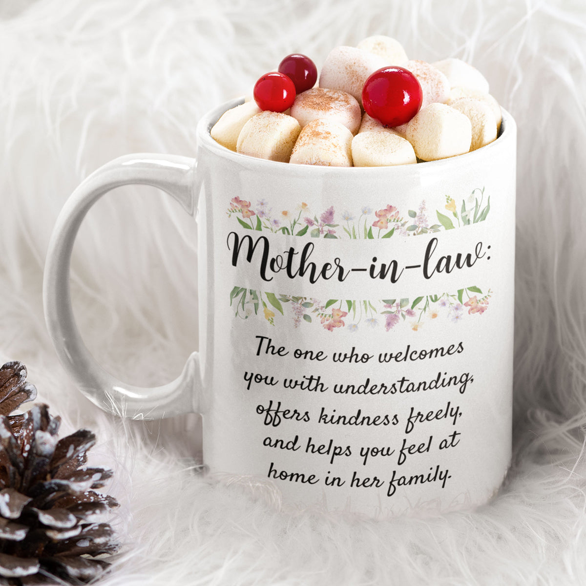 Mother-in-Law Gift, Mother-in-Law Mug, Sentimental Gift for Mother-in-Law, Family Gift - Mother-in-law mug The One Who Welcomes You