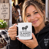 Funny Pony Mug, Pony Lover Birthday Gift, Horse Girl Gift, Equestrian Horse Lover Mug – Want A Pony For My Birthday - No Matter How Old I Am
