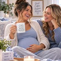 Funny Pregnancy Mug, Mom To Be Gift, Baby Shower Gift, Expecting Mom Gift – During Labor The Pain Is So Great