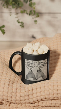 Load and play video in Gallery viewer, Funny Horse Mug 11oz Or 15oz. &quot;She Got Hay Or Halters&quot;. Horse Gifts For Women/Men. Horse Girl. Horse Lovers Gift For Him/Her. Horse Lady Gift. Equine Gifts
