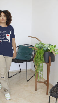 Load and play video in Gallery viewer, Funny Dog Lover T-Shirt - Dog Mom Or Dog Dad Gift - Unisex Dog Shirt For Dog Owners - Gift For Dog Lovers - Every Snack You Make V2
