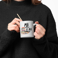 Funny Book Mug - Reading Mug - Book Lovers Gift - Librarian Gift - My Weekend Is All Booked