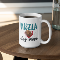 Viszla Dog Mom And Viszla Dog Dad Coffee Mug - Viszla Gifts For Women And Men - Hungarian Viszla Present