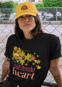 Load image into Gallery viewer, Thanksgiving T Shirt For Women Or Men - Grateful Blessed Shirt - Blessed Shirt - Giving Thanks Shirt
