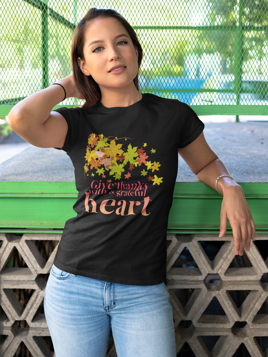 Thanksgiving T Shirt For Women Or Men - Grateful Blessed Shirt - Blessed Shirt - Giving Thanks Shirt