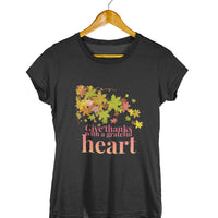 Thanksgiving T Shirt For Women Or Men - Grateful Blessed Shirt - Blessed Shirt - Giving Thanks Shirt
