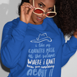 Funny Country Music Sweatshirt - Country Music Lover Gift - "I Like My Country Music At The Volume"