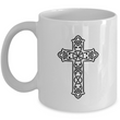 Christian Mug For Men - Christian Husband Or Christian Boyfriend Ceramic Mug - "Man Of Faith"