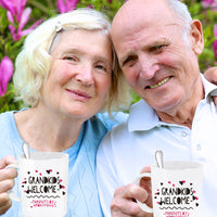 Grandma Coffee Mug - Funny Grandpa Or Grandma Gift - Grandparents Mug - "Grandkids Welcome"