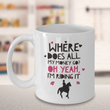 Horse Coffee Mug - Funny Horse Lovers Gift - Cowgirl Gift Idea - "Where Does All My Money Go?"