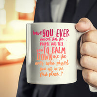 Load image into Gallery viewer, Adult Humor Coffee Mug - Funny Coffee Mug For Women Or Men - &quot;Have You Ever Noticed&quot;
