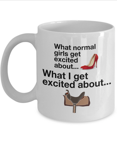 Horse Coffee Mug - Funny Horse Lovers Gift - Cowgirl Gift - 