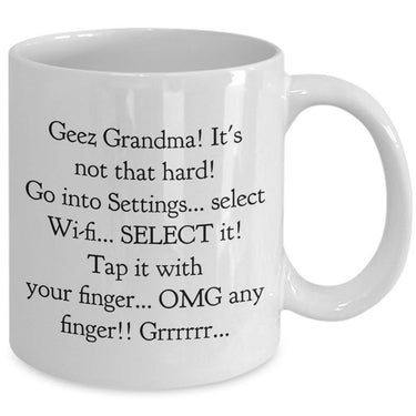 Grandma Coffee Mug - Funny Grandma Gift Idea - 