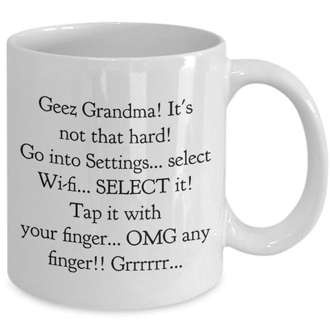 I Hate My Mom Funny Gift Idea Coffee Mug by Jeff Creation - Pixels