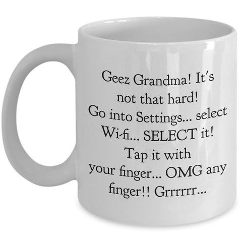 Grandma Coffee Mug - Funny Grandma Gift Idea - 