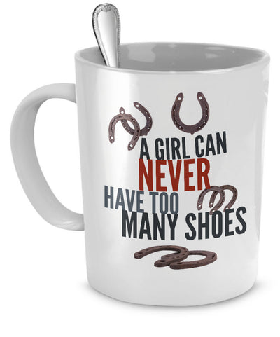 Horse Coffee Mug - Funny Horse Lovers Gift - Cowgirl Gift - 