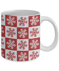 Load image into Gallery viewer, Christmas Coffee Mug - Snowflakes Coffee Mug - Winter Mug - &quot;Snowflakes&quot;
